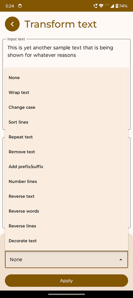 Text Tools screenshot