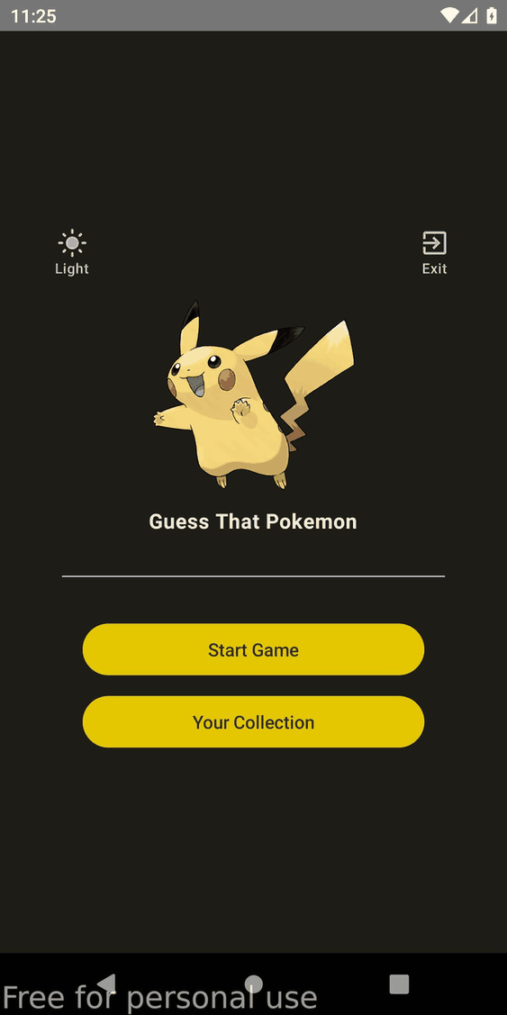 GuessThatPokemon screenshot