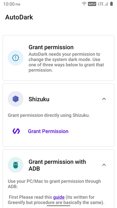 AutoDark screenshot