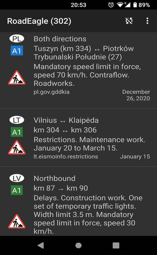 RoadEagle screenshot