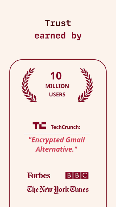 Tuta Mail screenshot