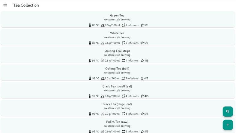Enthusiast Tea Timer screenshot