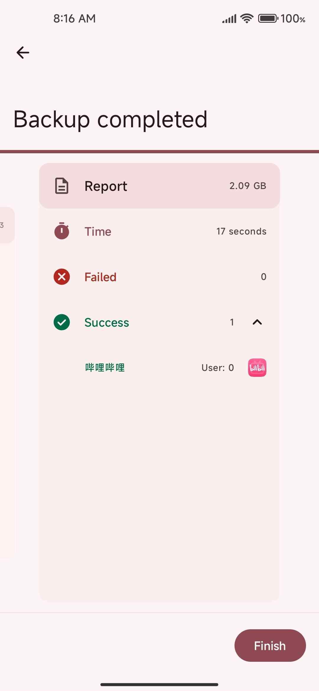 DataBackup screenshot