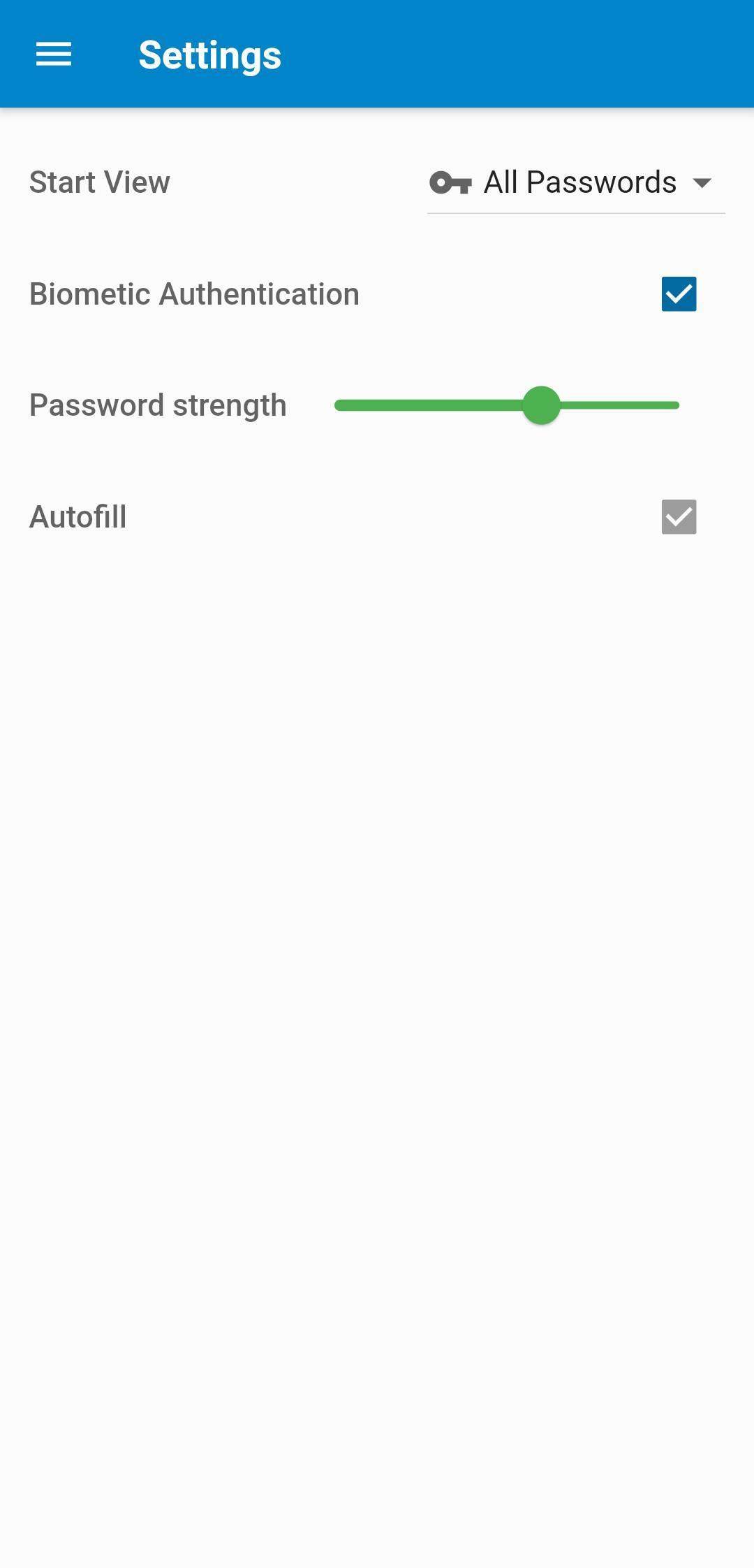 NC Passwords screenshot