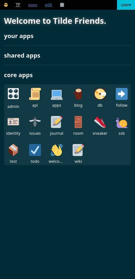 Tilde Friends screenshot