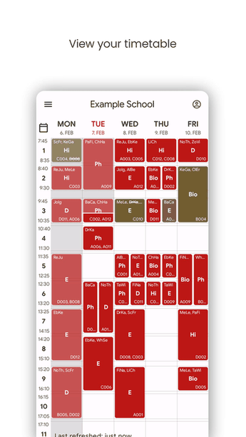 BetterUntis screenshot