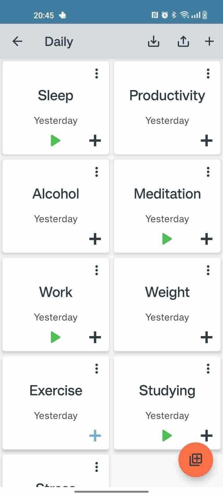 Track Graph screenshot