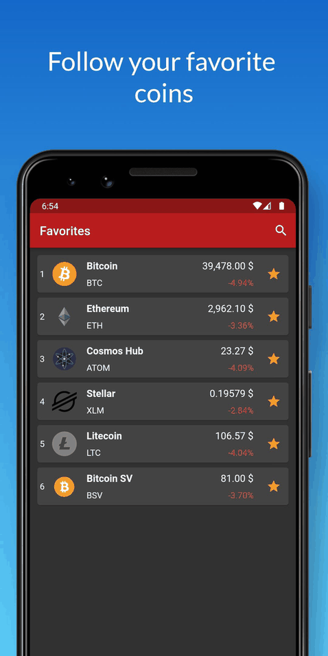 Crypto Prices screenshot
