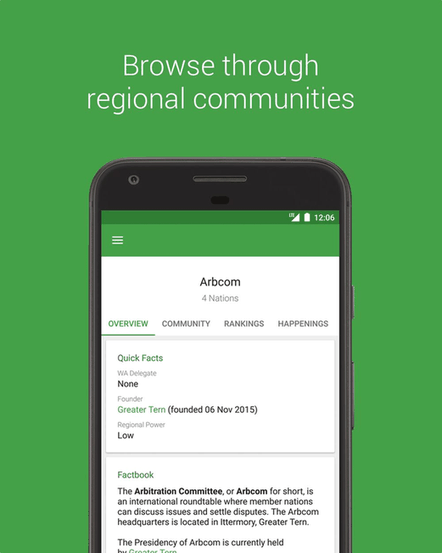 Stately for NationStates screenshot