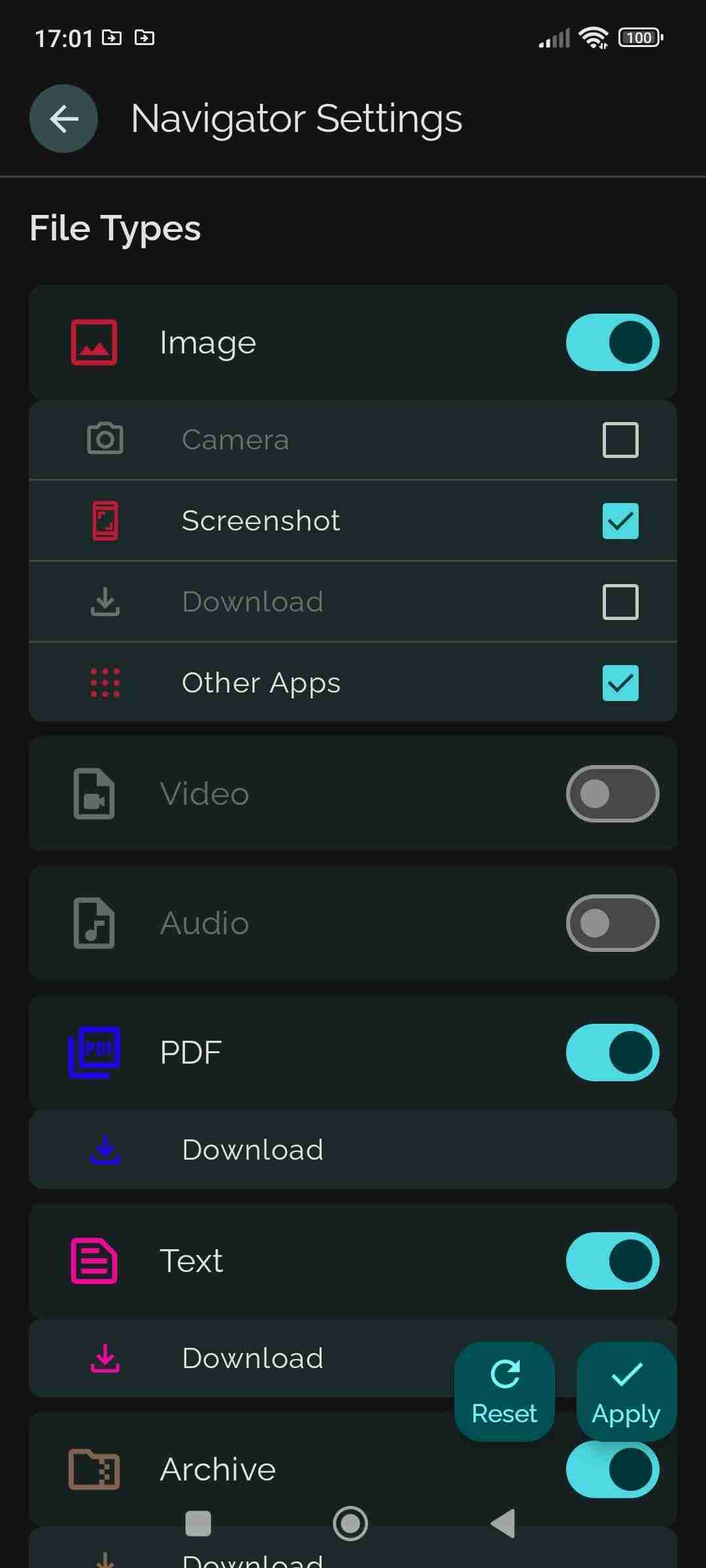 File Navigator screenshot