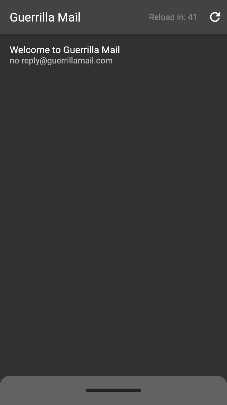 Guerrilla Mail screenshot