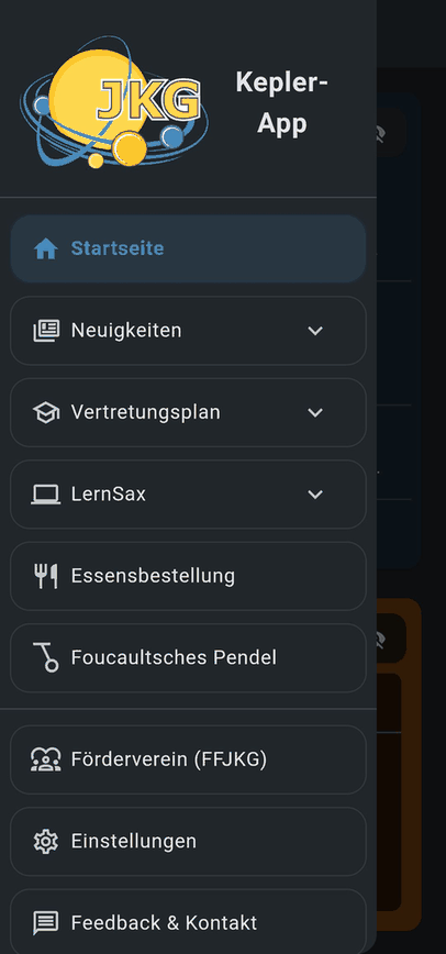 Kepler-App screenshot