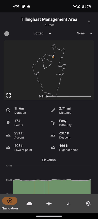 Trail Sense screenshot