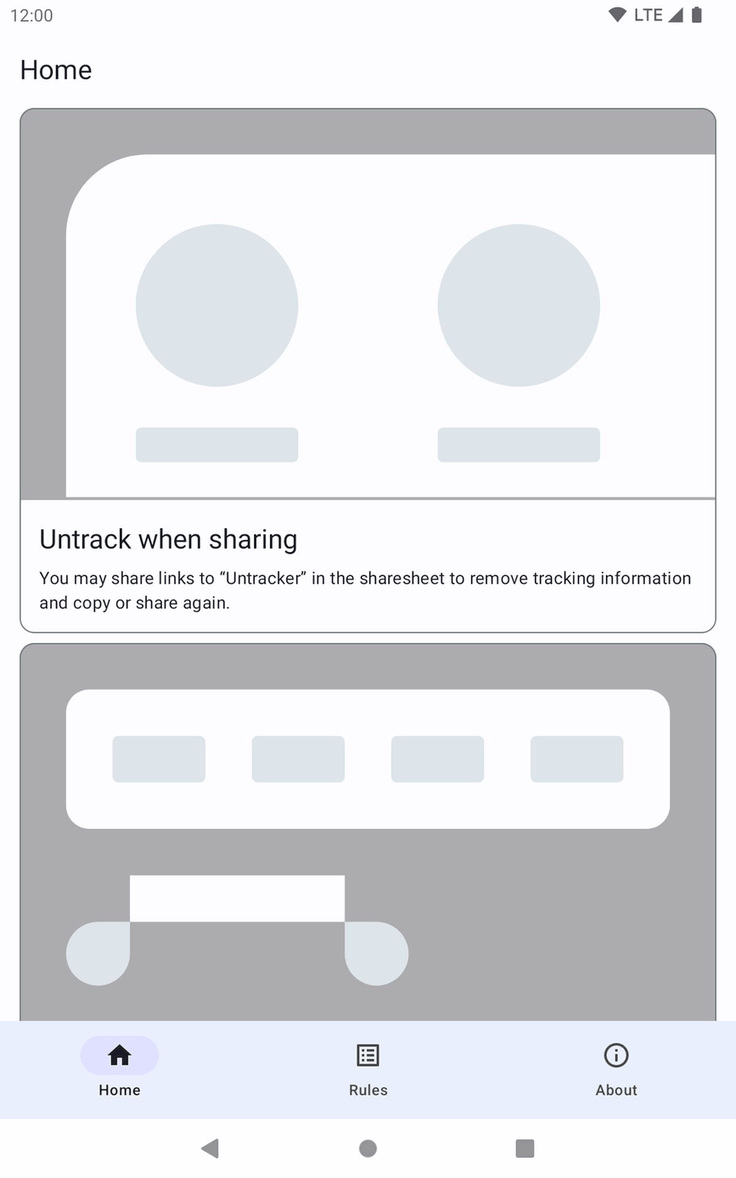 Untracker screenshot