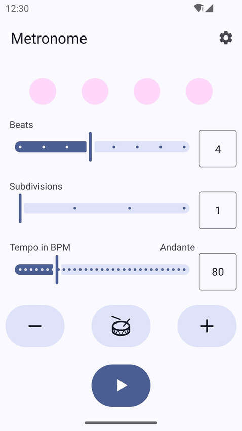 Metronome screenshot