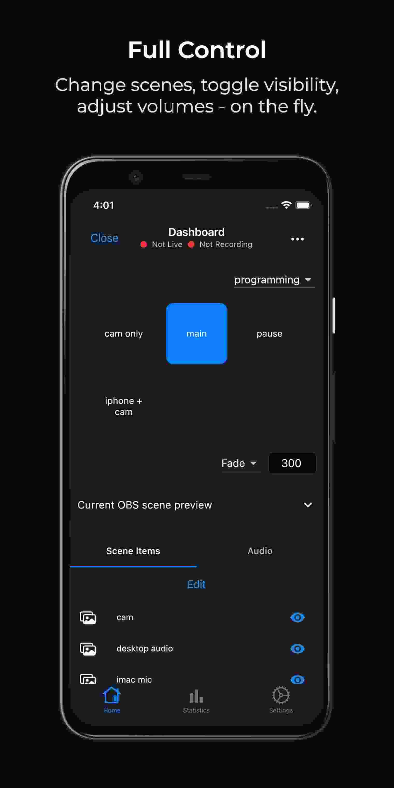 OBS Blade screenshot