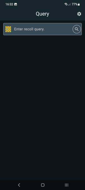 RecollDroid screenshot