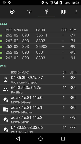 SatStat screenshot
