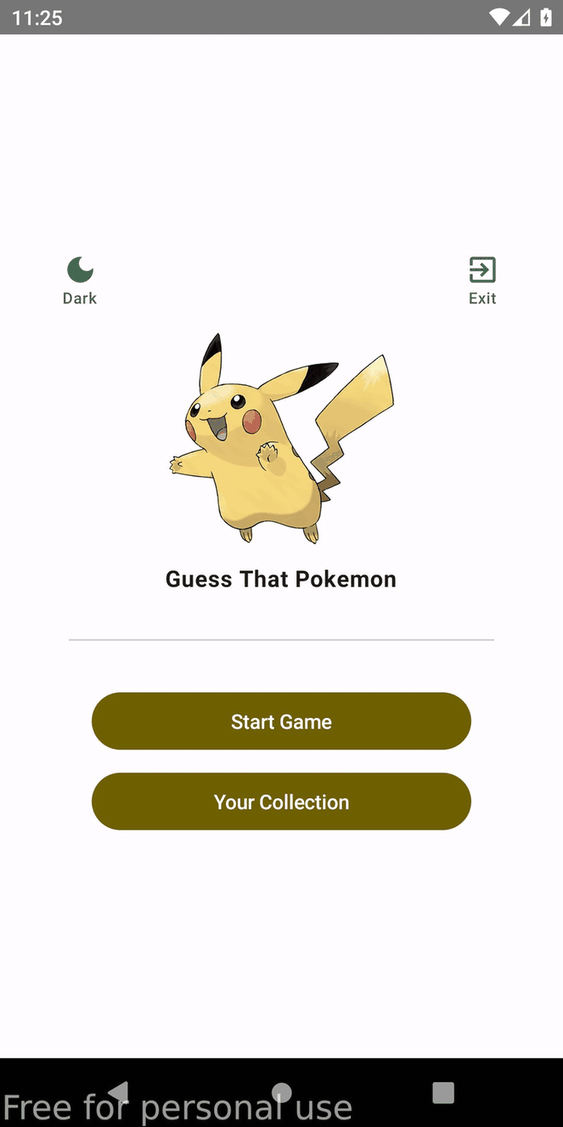 GuessThatPokemon screenshot