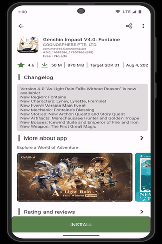 Aurora Store screenshot