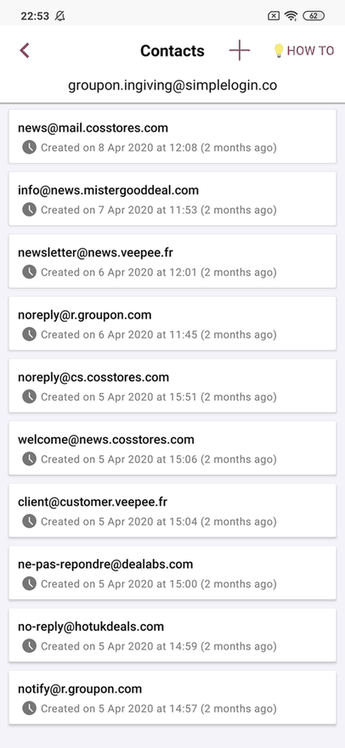 SimpleLogin | Anti-spam screenshot