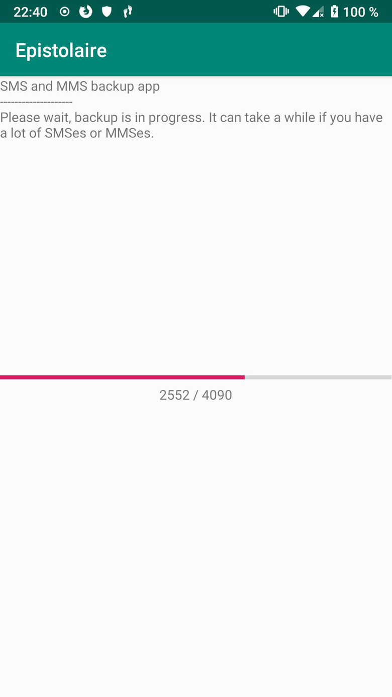 Epistolaire screenshot