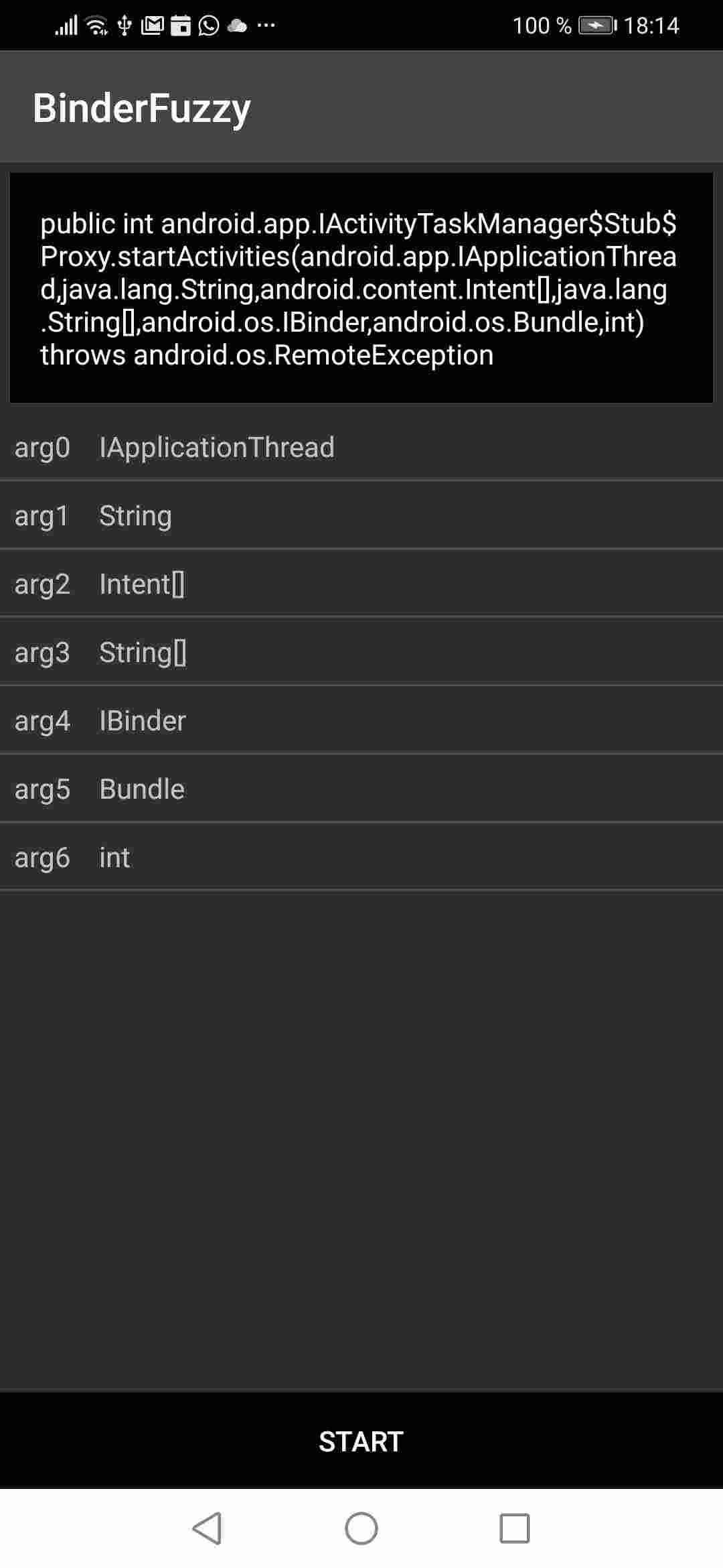 BinderFuzzy screenshot