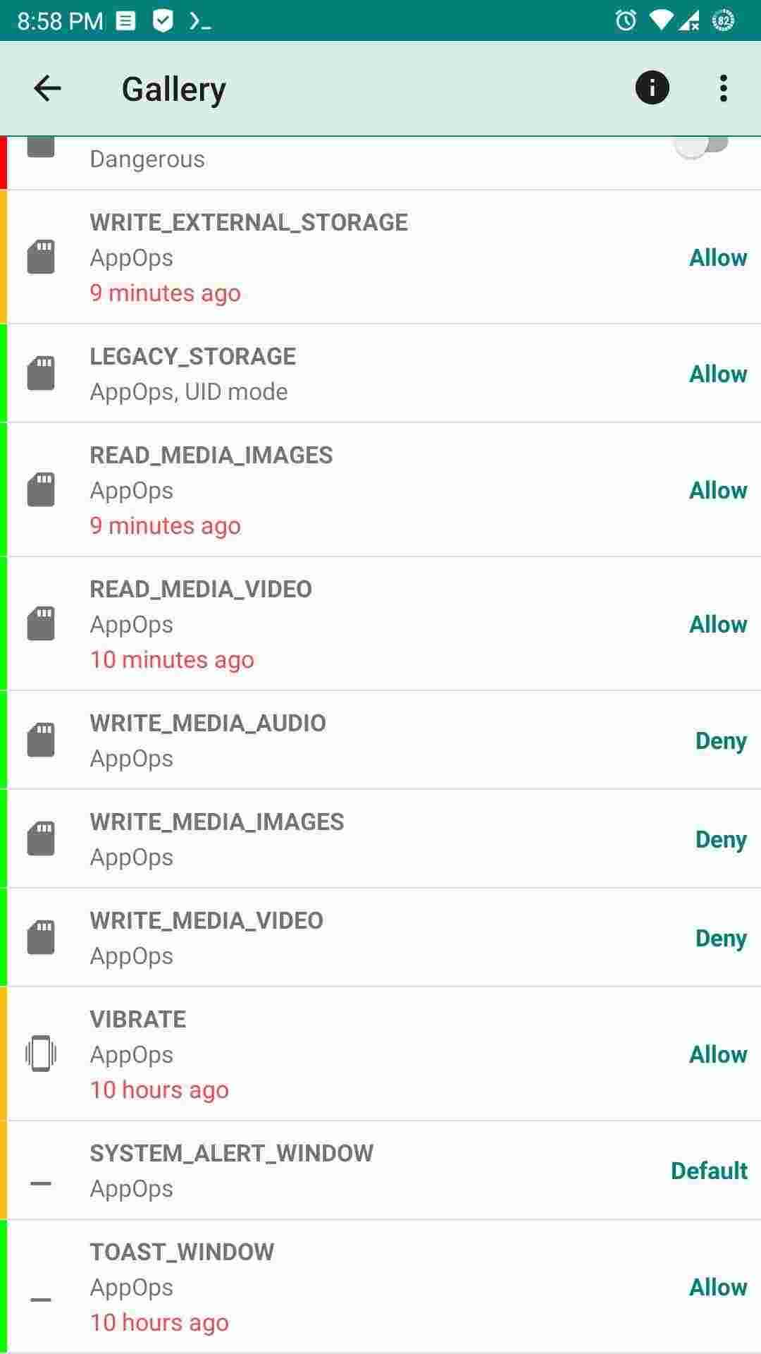 Permission Manager X screenshot