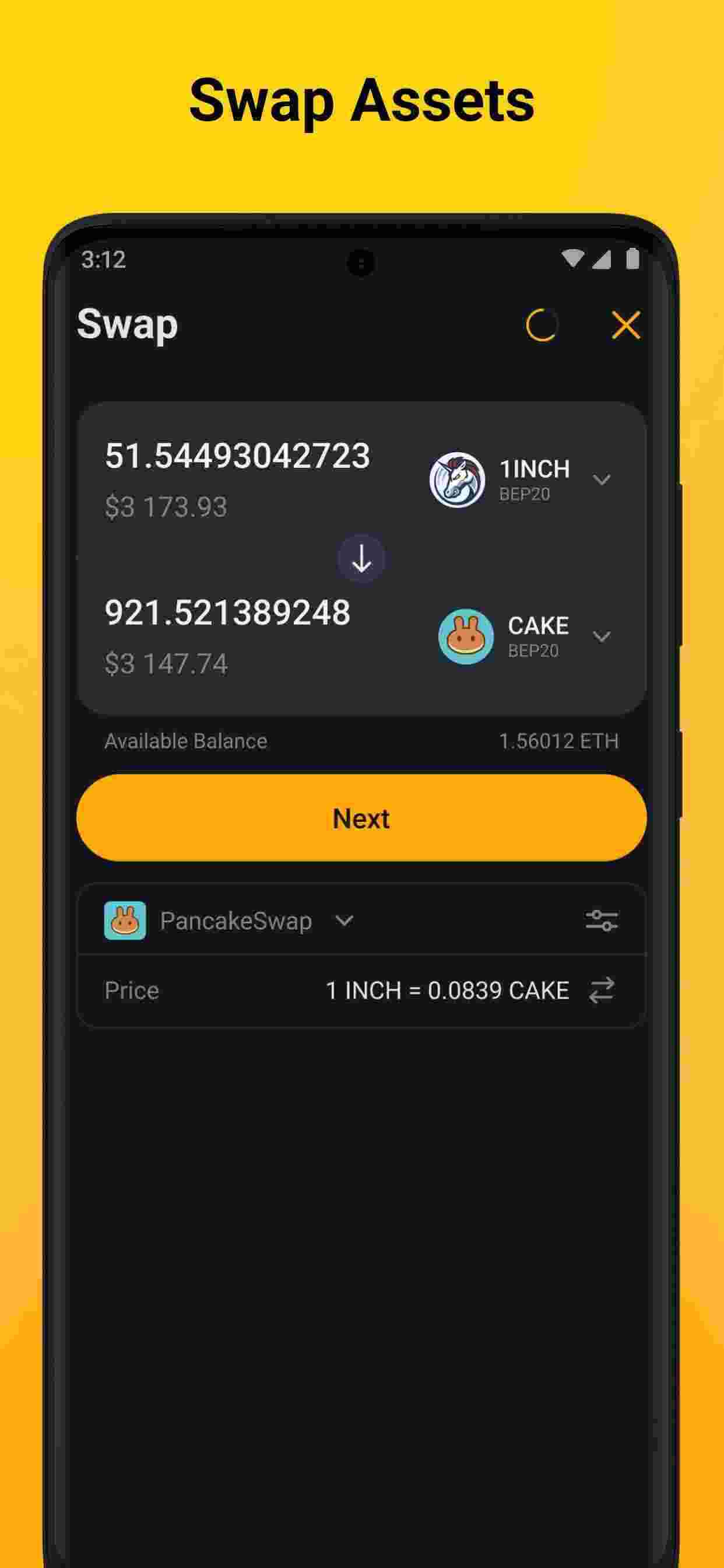 Unstoppable Crypto Wallet screenshot