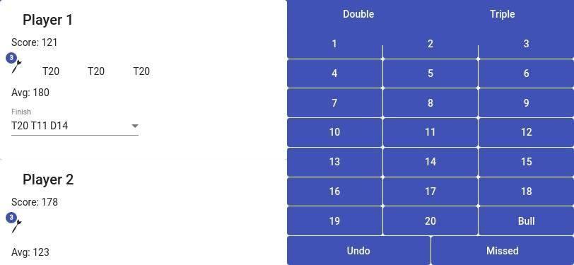 DartsTrainer screenshot