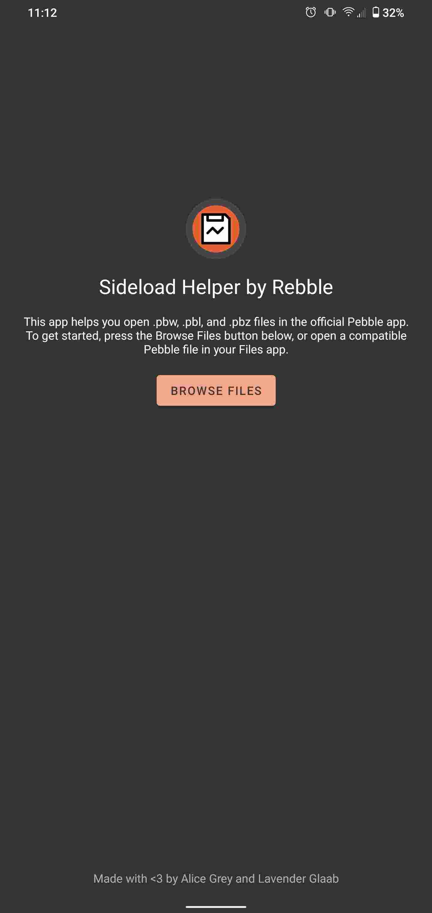 Sideload Helper by Rebble screenshot
