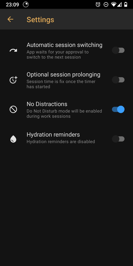 WorkTimer screenshot