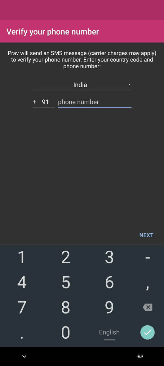 Prav screenshot