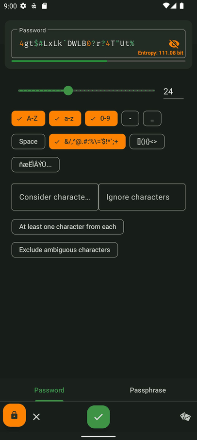 KeePassDX screenshot