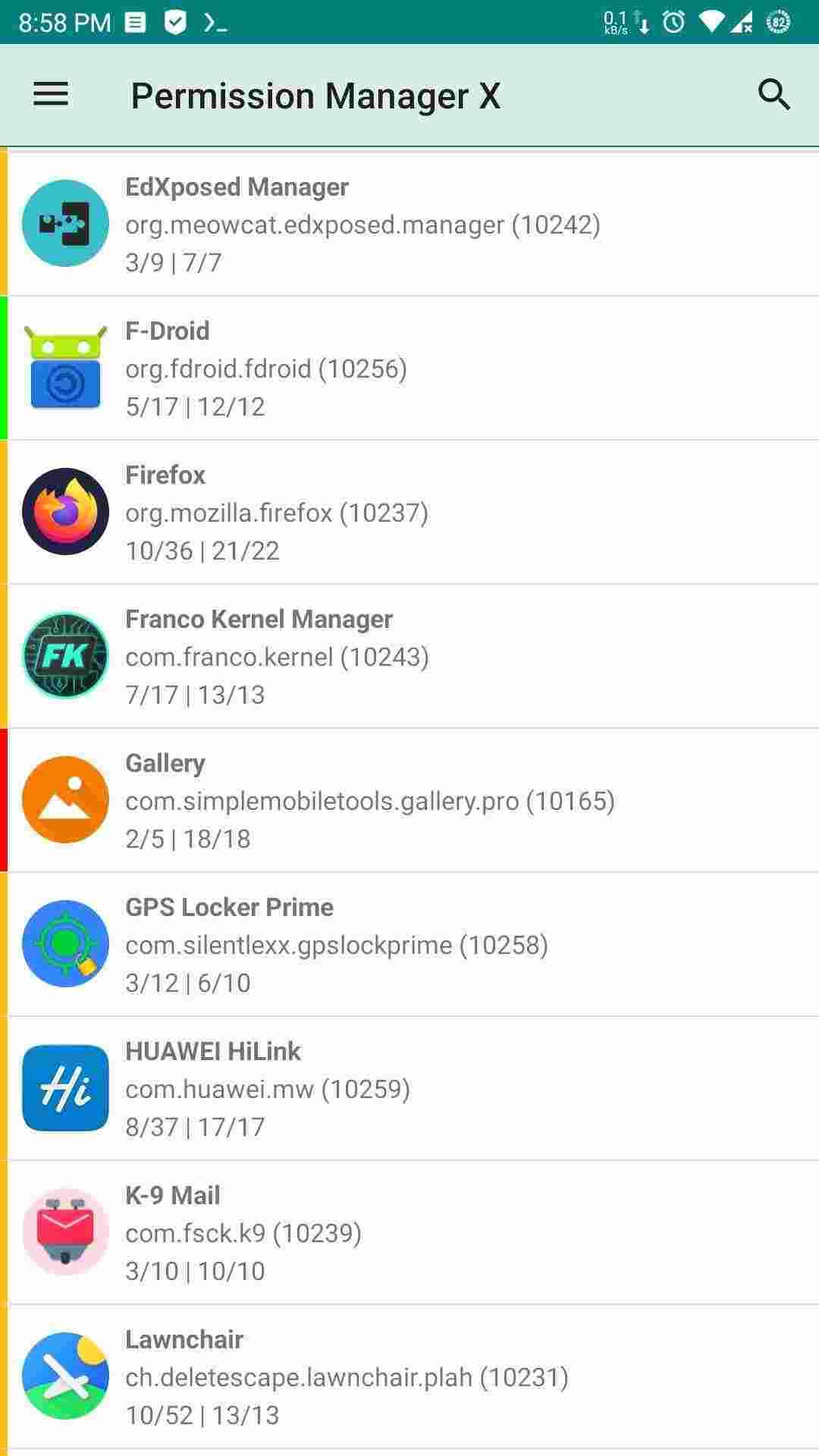 Permission Manager X screenshot
