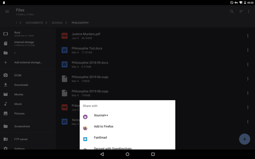 Xournal++ screenshot