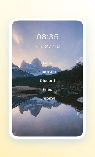 Aster Launcher screenshot