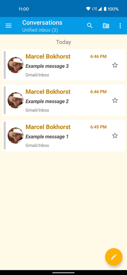 FairEmail screenshot