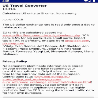 US Travel Converter screenshot