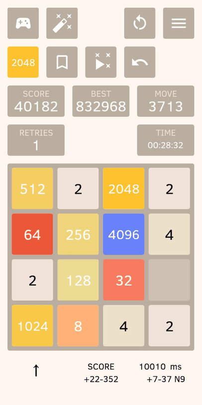 2048 Open Fun Game screenshot