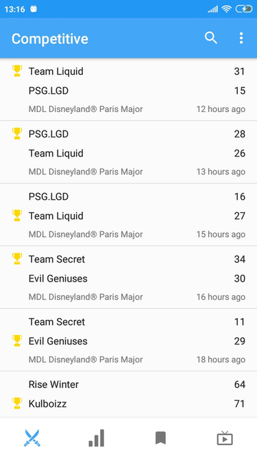 Dagger: Dota 2 Stats screenshot