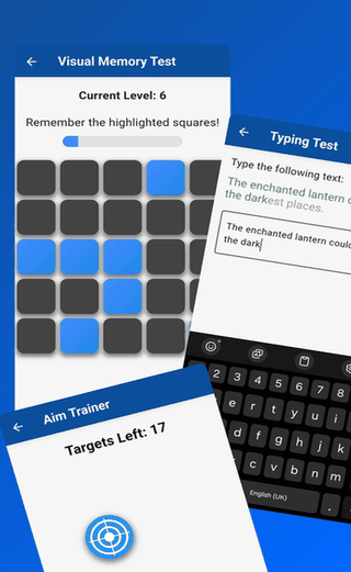 Human Benchmark screenshot