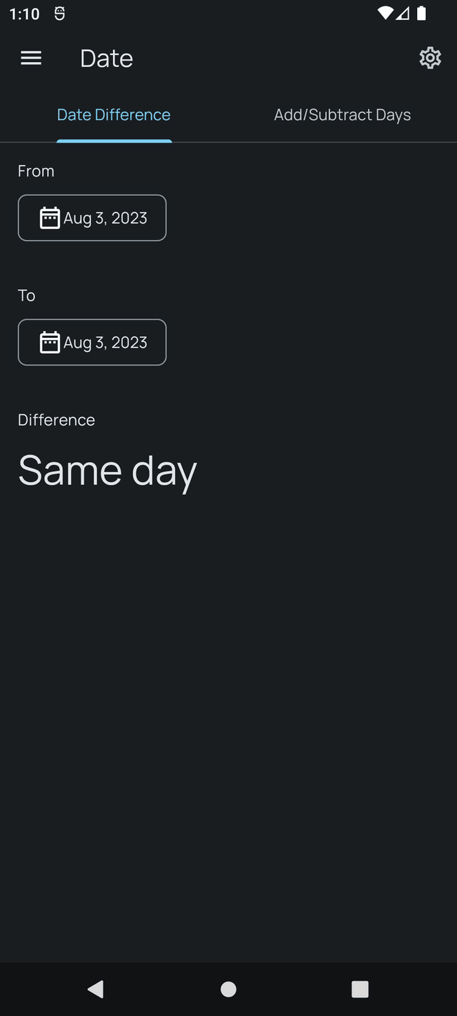 Mint Calculator screenshot