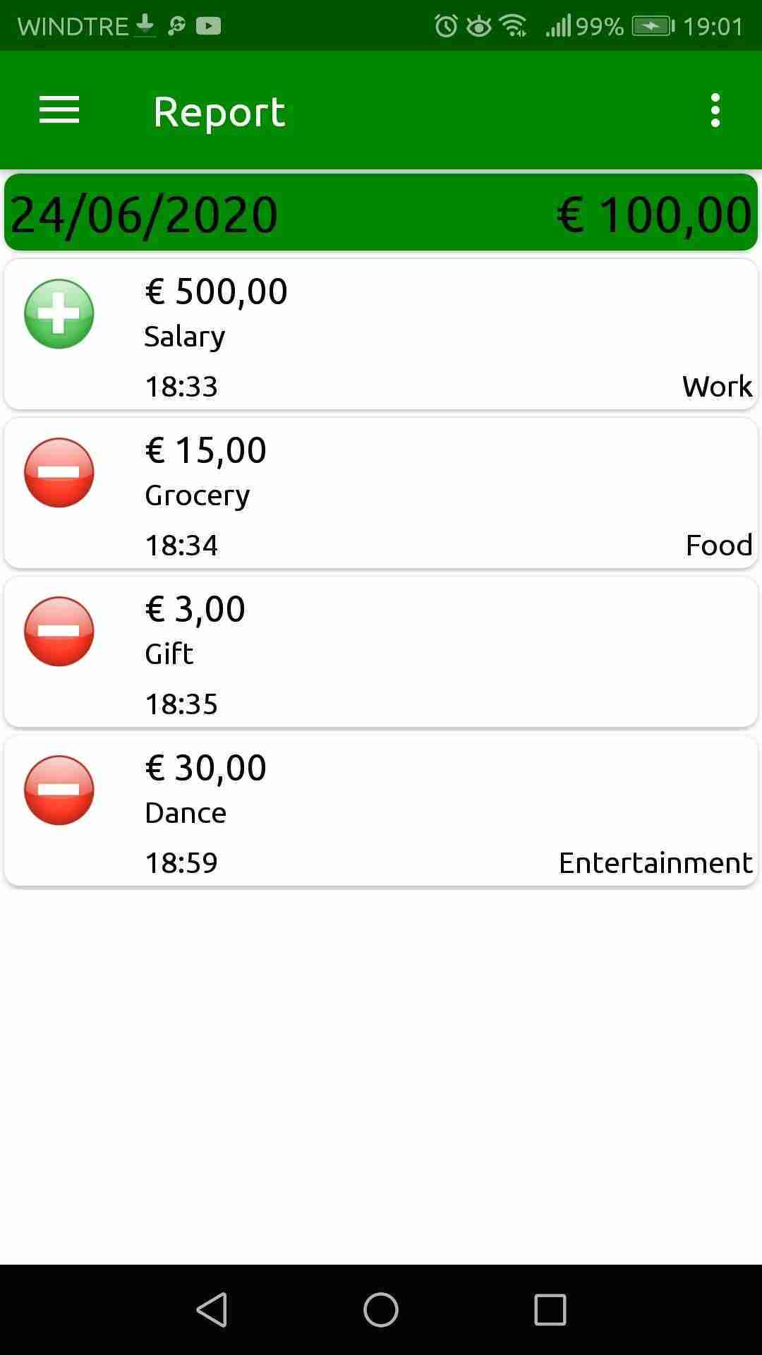 OpenMoneyBox screenshot