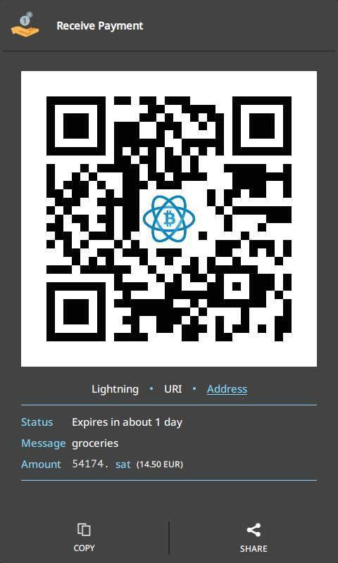 Electrum Bitcoin Wallet screenshot