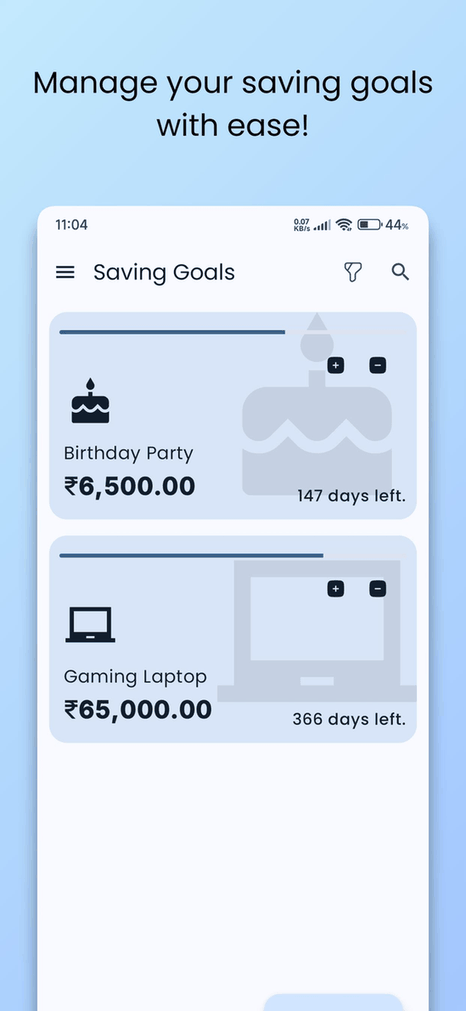 GreenStash: Track Your Savings screenshot