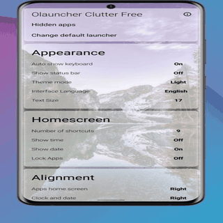 Olauncher Clutter Free screenshot
