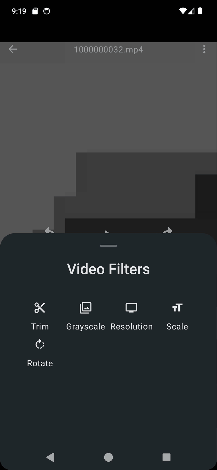 Open Video Editor screenshot