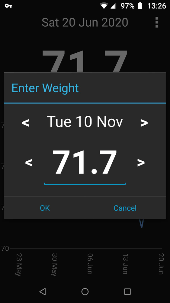 StarGW Weight screenshot