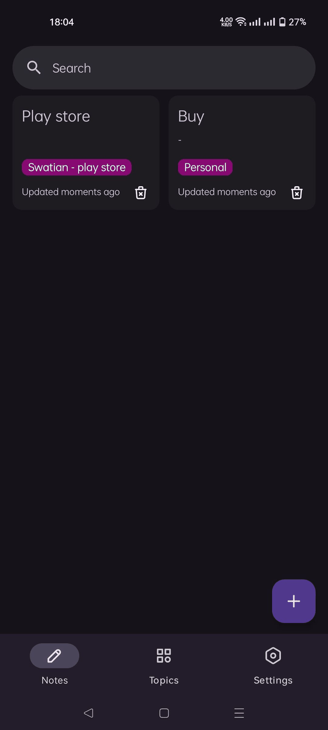 Nex Notes screenshot